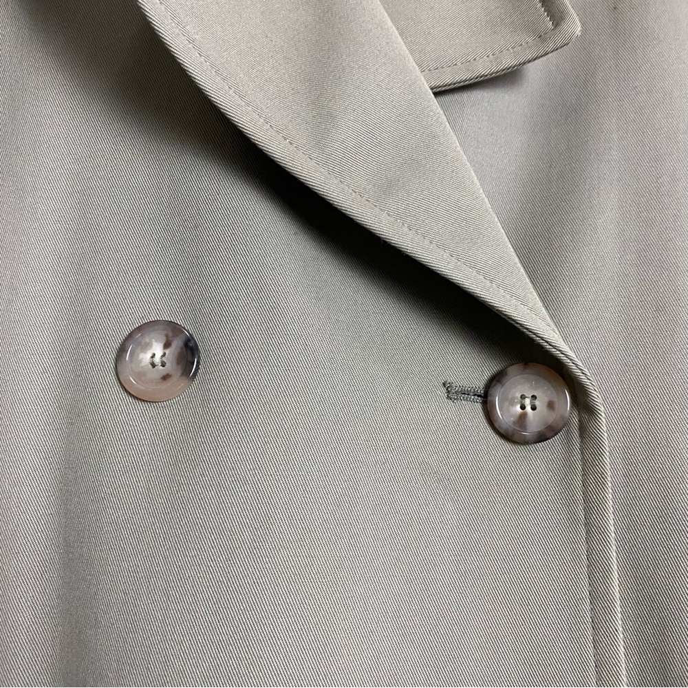 Sezane Scott Trench Coat Khaki Green - Picture 10 of 14